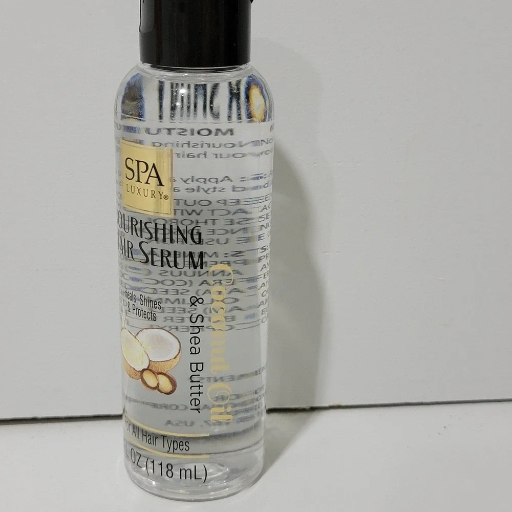 6pk Spa Luxury Nourishing Hair Serum Coconut Oil & Shea Butter 4oz All Hair